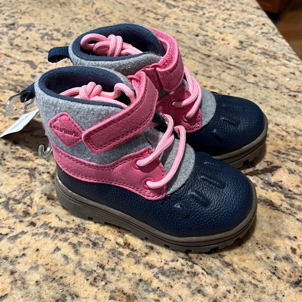 Carter’s Pink and Blue Toddler Boots